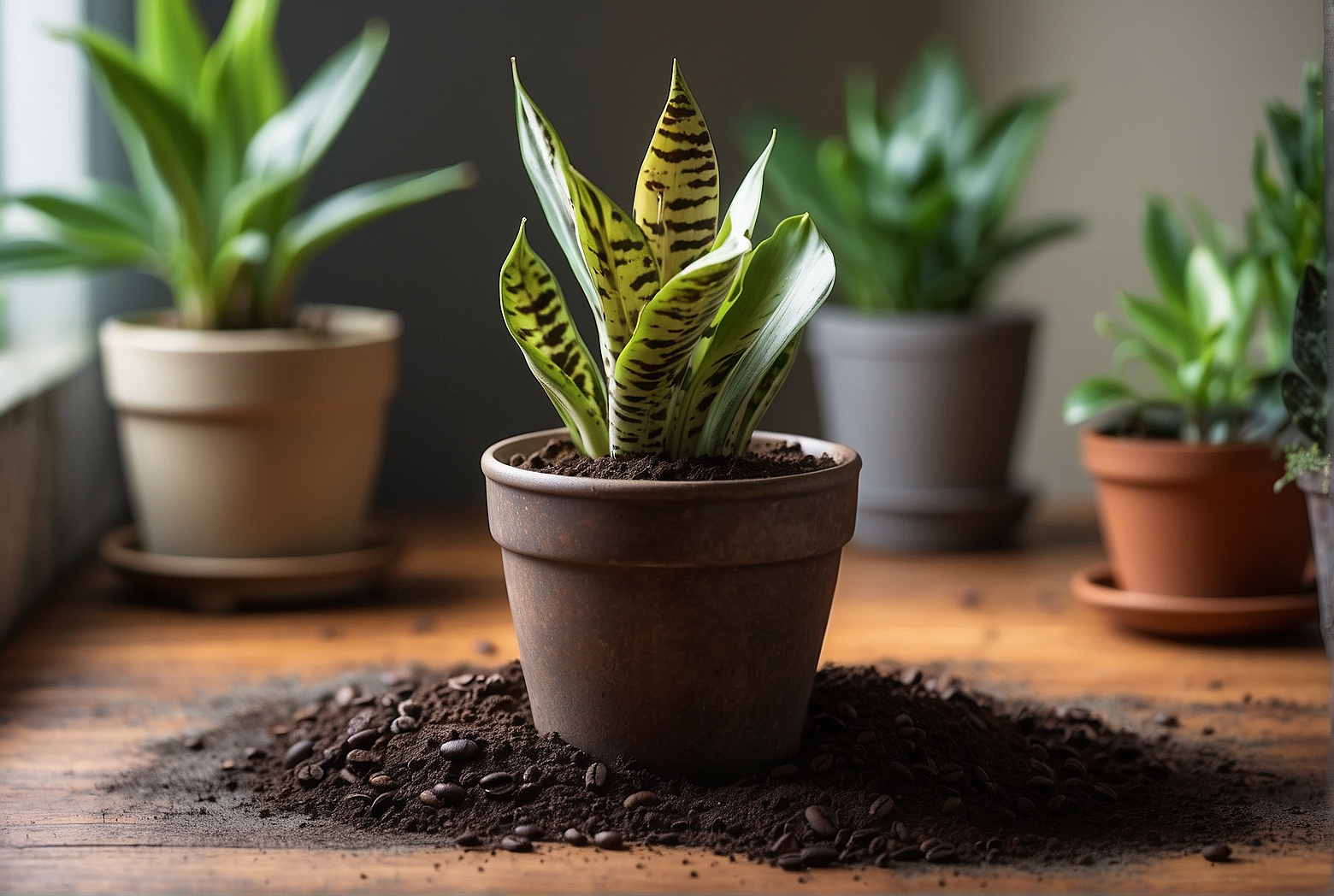 Default Do Snake Plants Benefit from Coffee Grounds 0