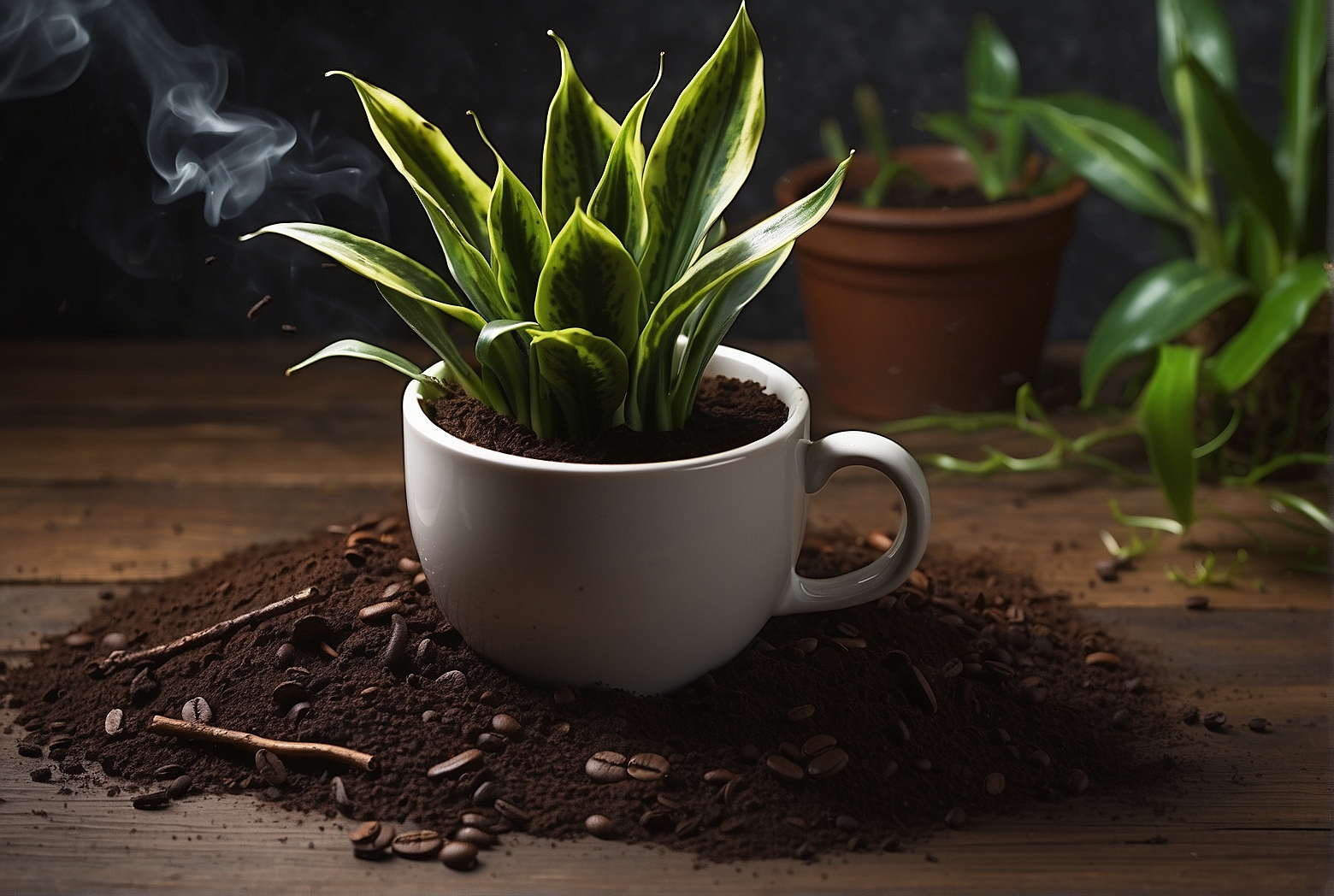Default Do Snake Plants Benefit from Coffee Grounds 2