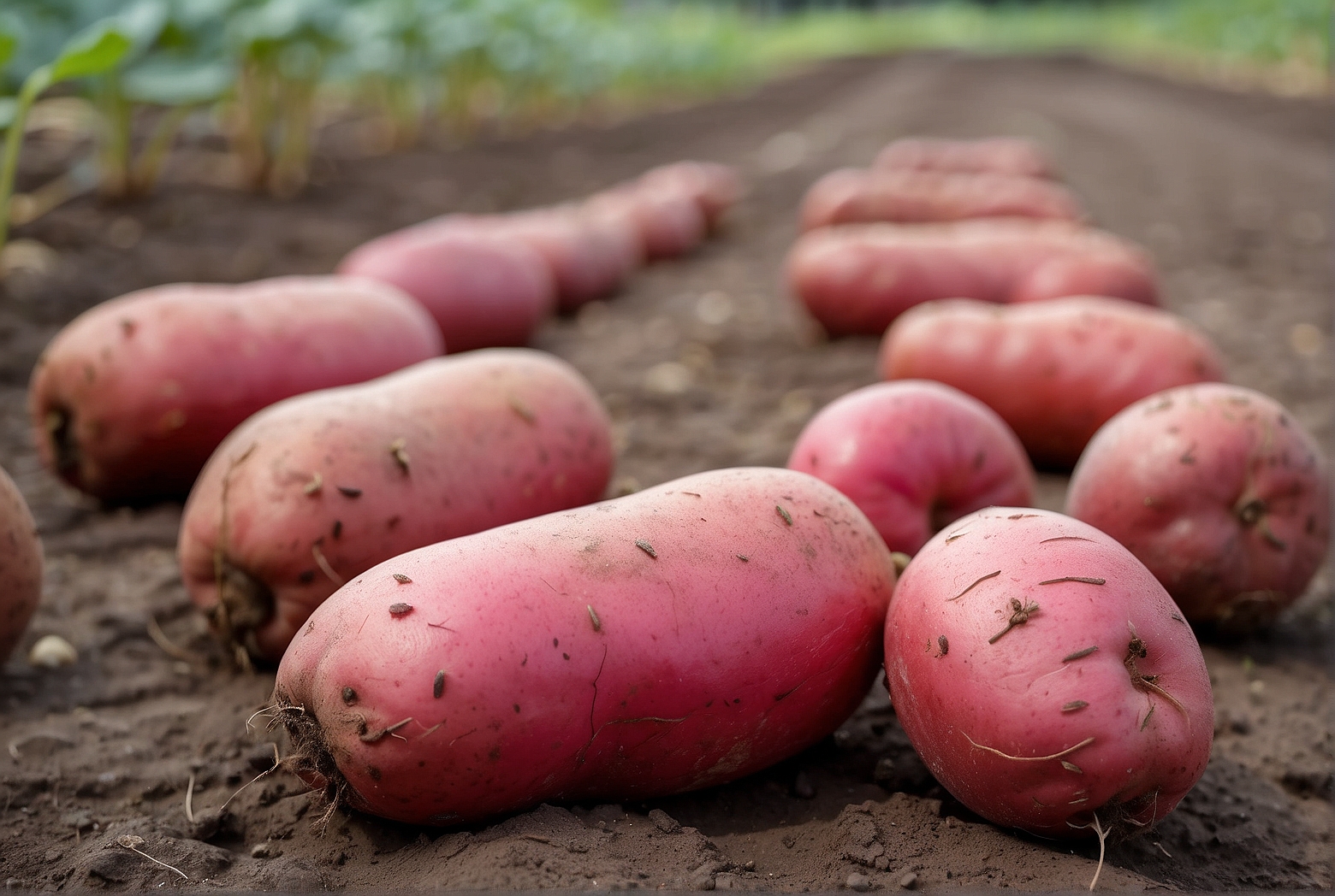Default Growing Determinate Red Pontiac Seed Potatoes 2