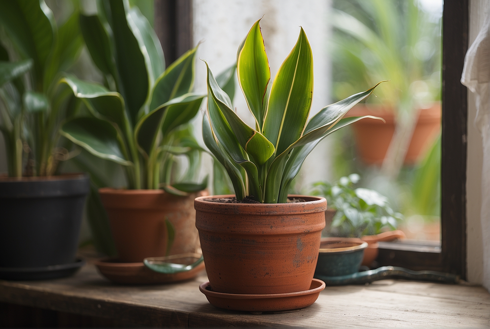 Default Signs that indicate a snake plant needs watering 1